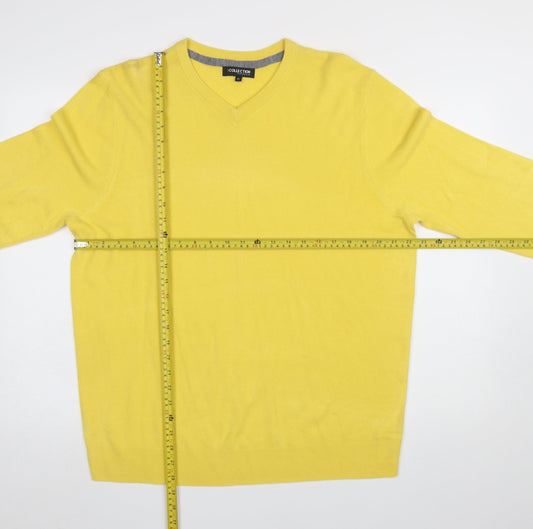 Mens UK Size XL Debenhams Yellow Pullover Jumper