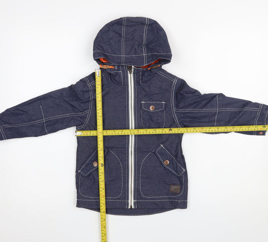Boys UK Size 4 Years NEXT Blue Windbreaker Coat