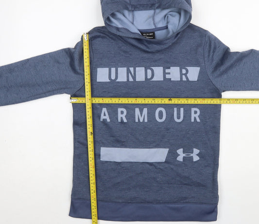 Mens UK Size XS Under armour Blue Pullover Hoodie