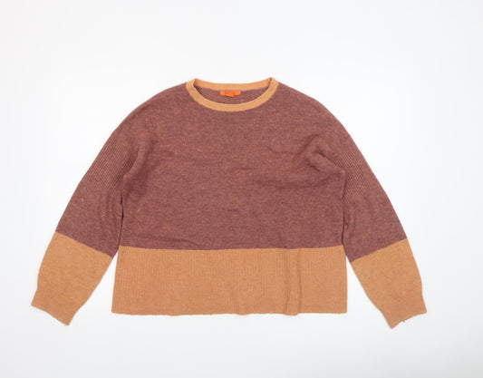 Womens UK Size 14 White Stuff Brown Pullover Jumper