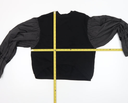 Womens UK Size 6 ASOS Black Tunic Blouse