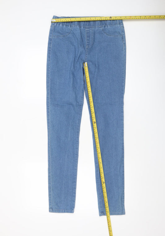 Womens UK Size 10-12 Avon Regular Fit Jegging Blue Jeans