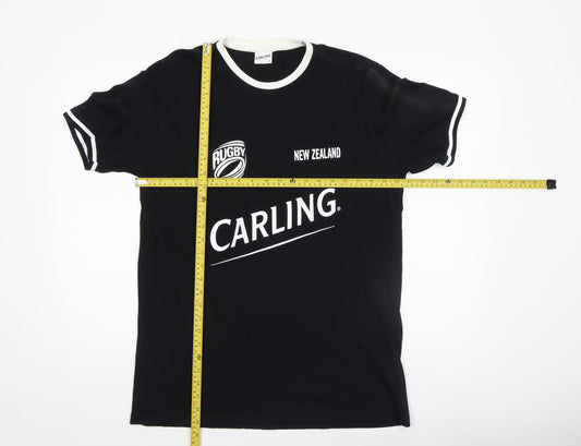 Mens UK Size L Carling Black T-Shirt