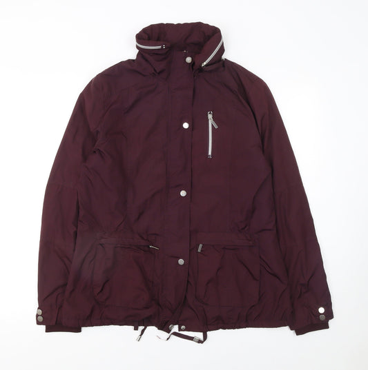 Womens UK Size 12 St. Bernard Purple Anorak Coat