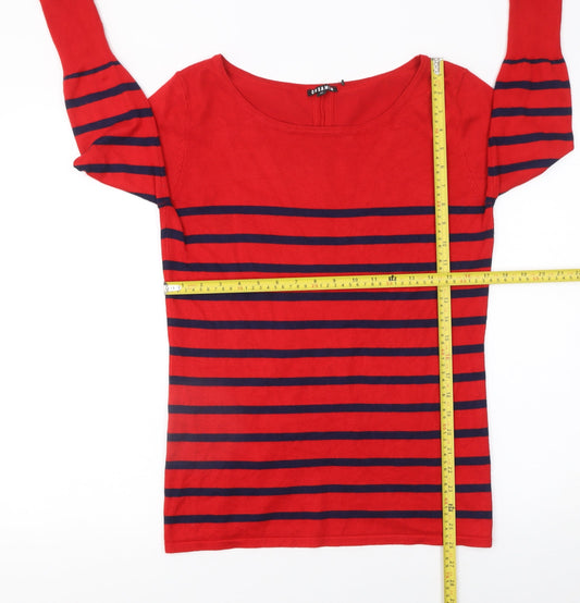 Womens UK Size 12 Casamia Red Pullover Jumper