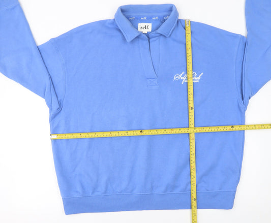 Womens UK Size L NEXT Blue Pullover Sweatshirt