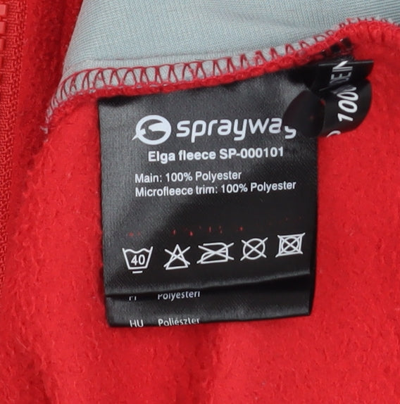 Boys UK Size 4-5 Years Sprayway Red Basic Jacket