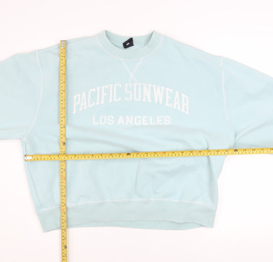 Womens UK Size S PacSun Blue Pullover Sweatshirt