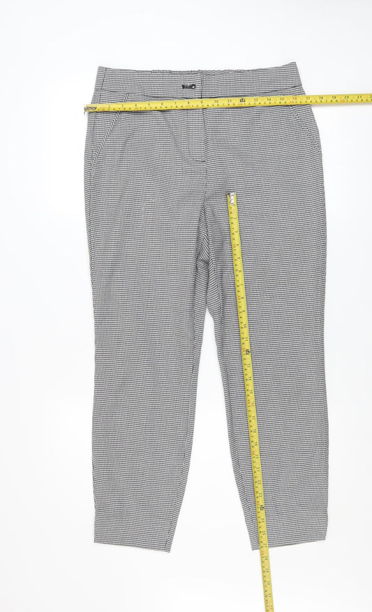Womens UK Size 12 Et Vous Slim Fit Workwear Business Casual Black Trousers