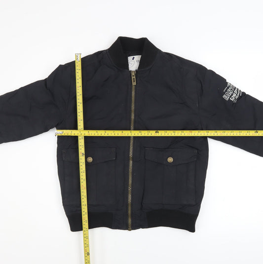 Boys UK Size 12 Years Gémo Black Bomber Jacket