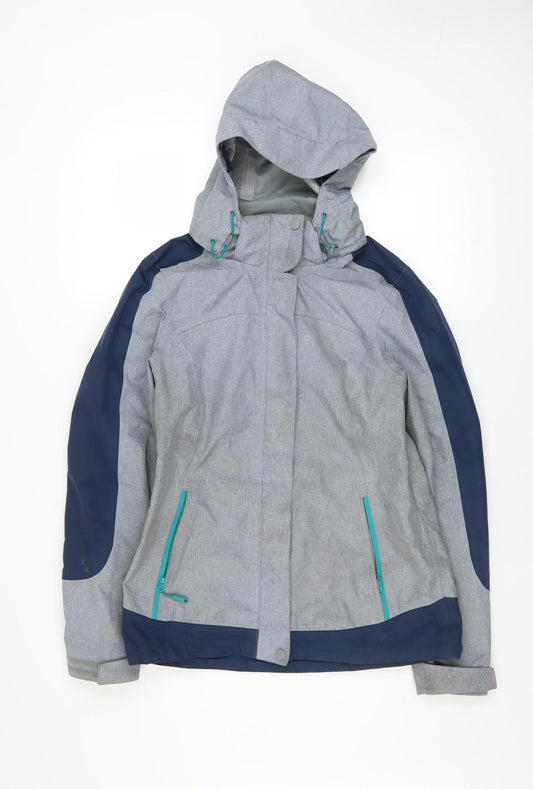Womens UK Size 8 Mountain Warehouse Grey 3-in-1 Jacket
