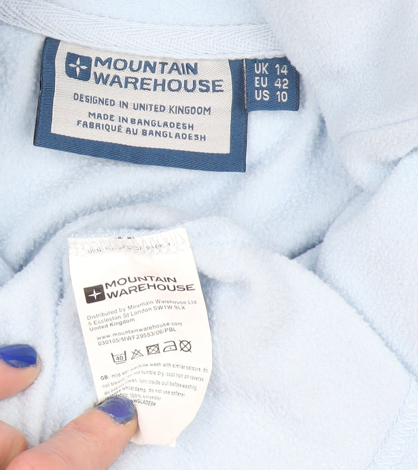 Womens UK Size 14 Mountain Warehouse Blue Pullover Jumper