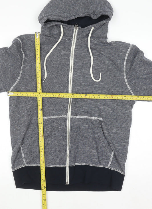 Womens UK Size 12 H&M Grey Full Zip Hoodie