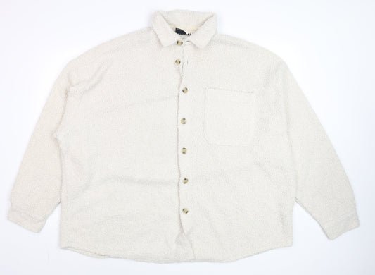 Mens UK Size XL ASOS DESIGN Ivory Basic Jacket