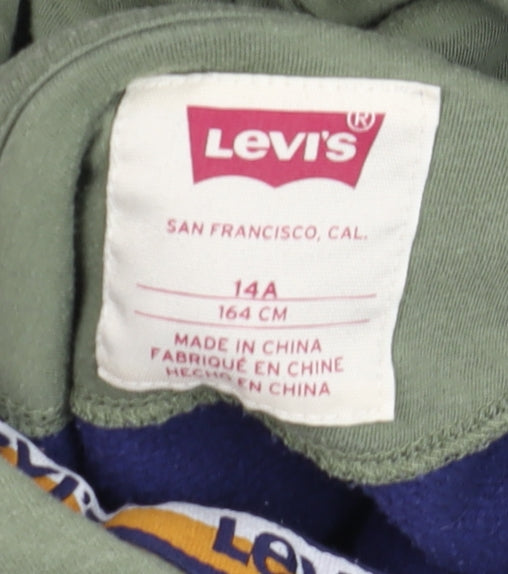 Boys UK Size 14 Years Levi's Blue Pullover Hoodie