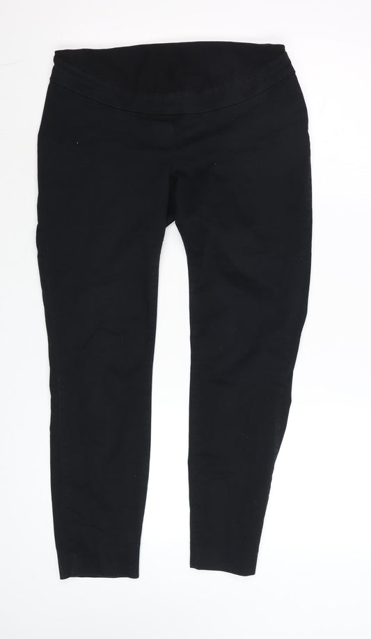 Womens UK Size S H&M Slim Fit Leggings Black Trousers