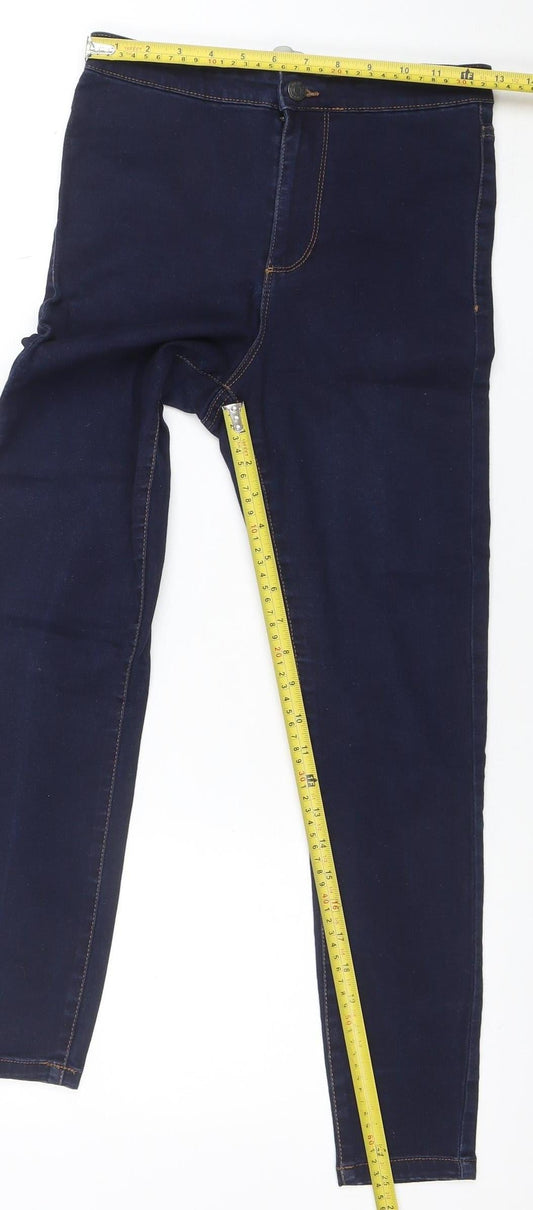 Denim Co. Womens Blue Size 10 Skinny Stretch Jeans