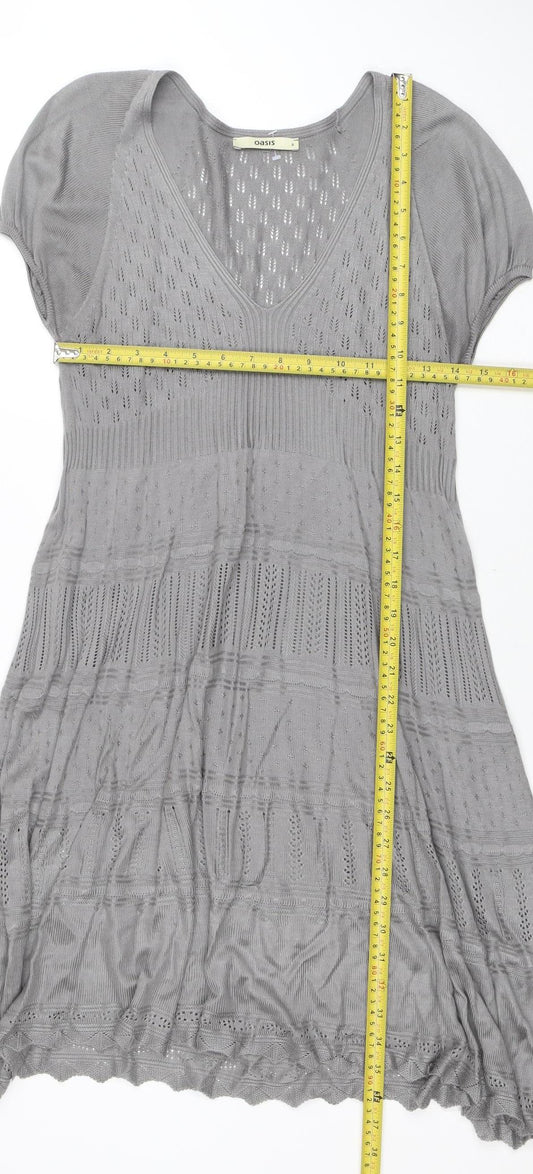 Womens UK Size S Oasis Knit Dress