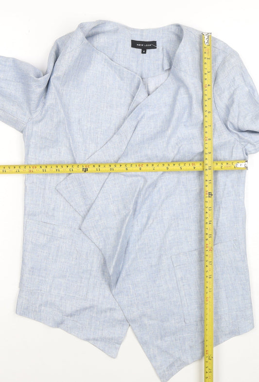 Womens UK Size 8 New Look Regular Blue Blazer
