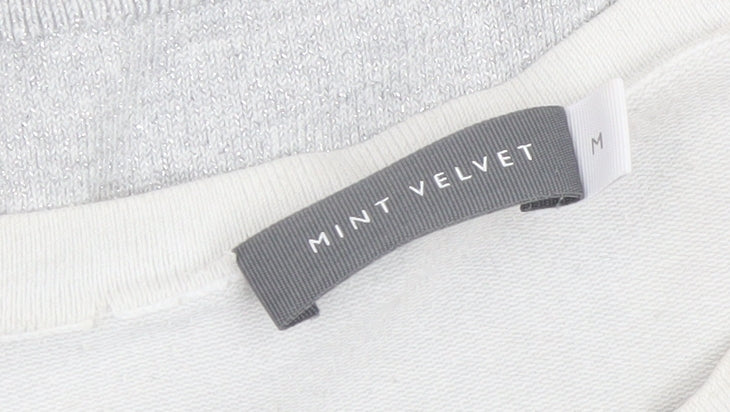 Womens UK Size M Mint Velvet Grey Pullover Jumper