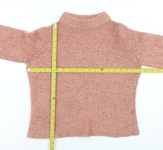 Womens UK Size XS VILA Pink Pullover Jumper