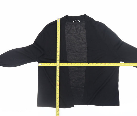 Womens UK Size M NICOLE FARHI Black Cardigan Jumper