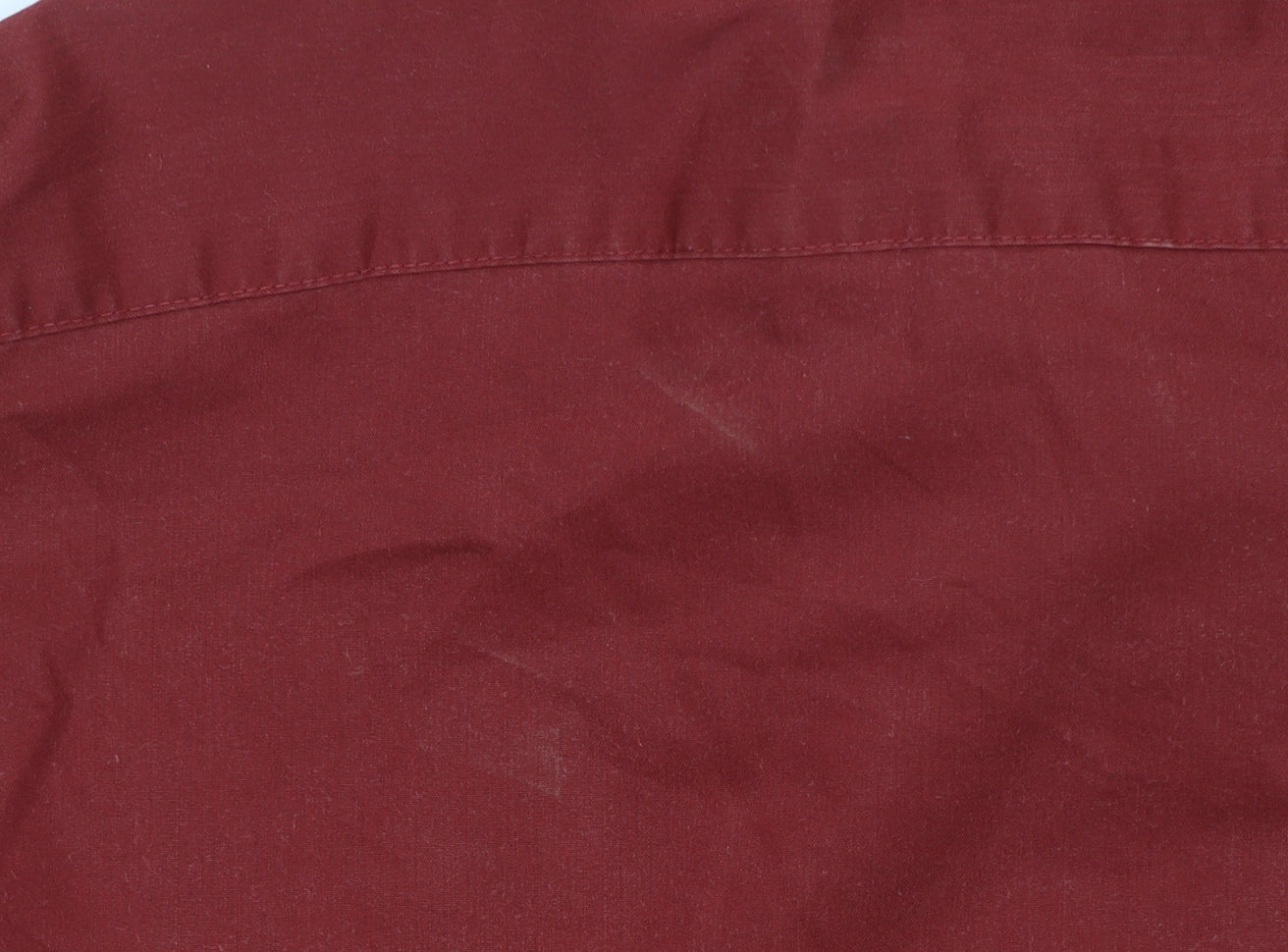 Mens UK Collar Size 15.5 Moss London Smart Red Dress Shirt