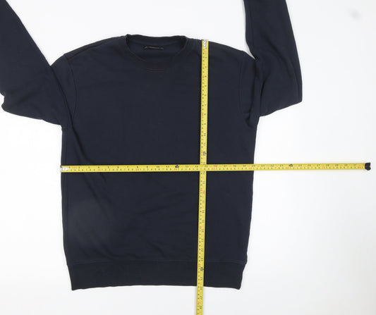 Mens UK Size M Dunnes Black Pullover Sweatshirt