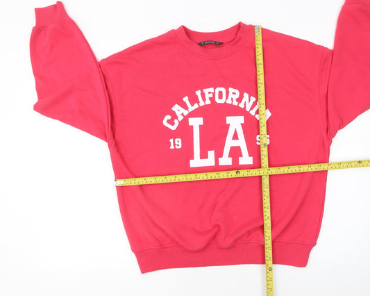 Womens UK Size S Dunnes Pink Pullover Sweatshirt