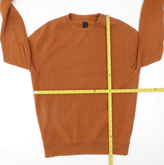Mens UK Size M New Look Brown Pullover Sweatshirt