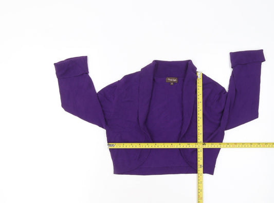 Womens UK Size 10 Phase Eight Purple Cardigan Jumper