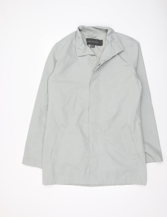 Womens UK Size L French Connection Grey Rain Coat