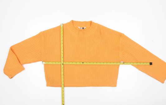 Womens UK Size L PEP&CO Orange Pullover Jumper