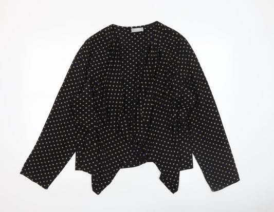 Womens UK Size L Wallis Black Basic Jacket