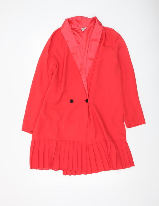 Womens UK Size 10 ASOS Regular Red Suit Jacket