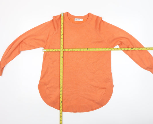 Womens UK Size S Gallery Orange Pullover Jumper