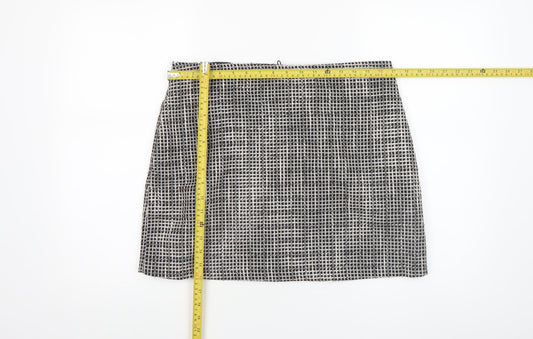 Womens UK Size 14 Papaya Straight & Pencil Tweed Skirt