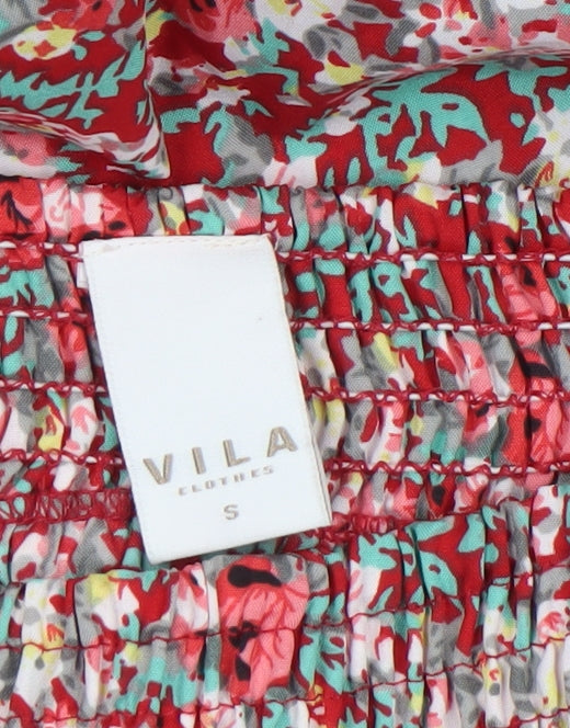 Womens UK Size S VILA One-Piece Red Jumpsuit