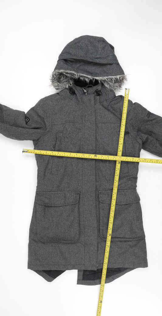 Mens UK Size XS Trespass Grey Parka Coat