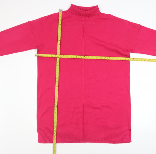Womens UK Size M French Connection Pink Pullover Jumper