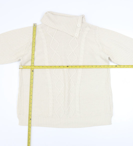 Womens UK Size 12-14 atlas for women Beige Pullover Jumper