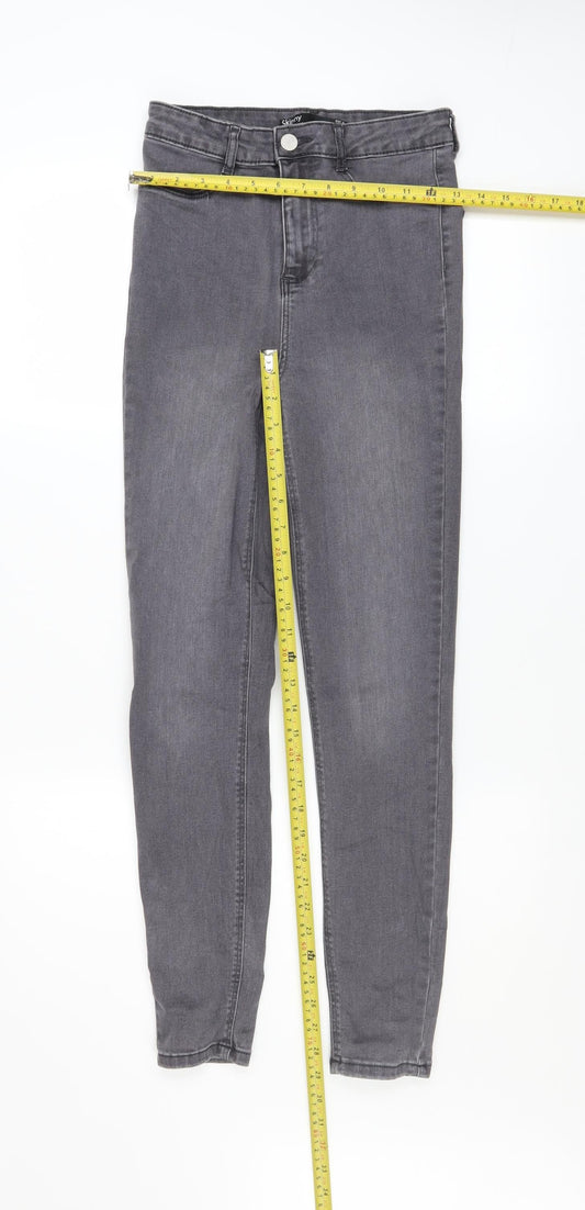 Womens UK Size 10 Dunnes Stores Slim Fit Skinny Grey Jeans