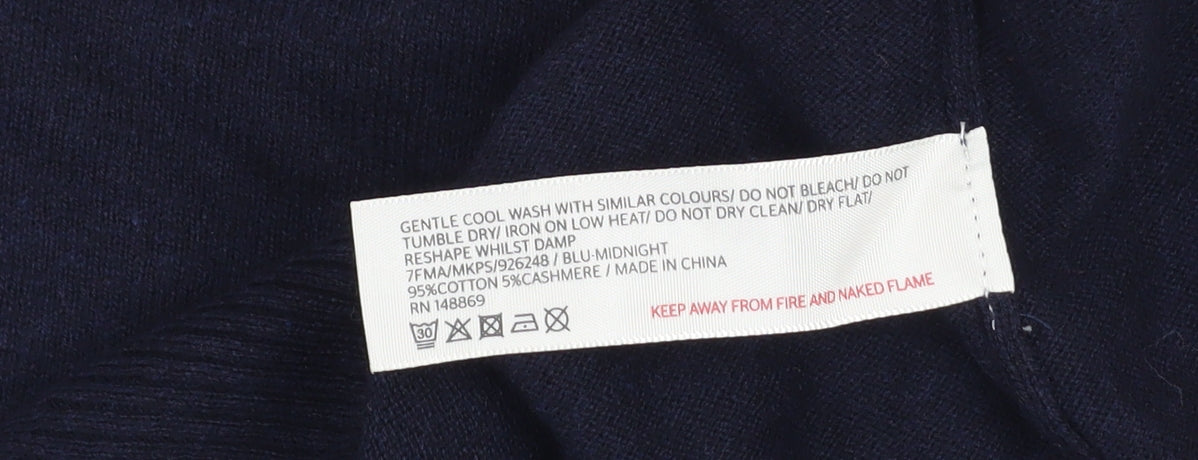 Mens UK Size L Fat Face Blue Pullover Jumper
