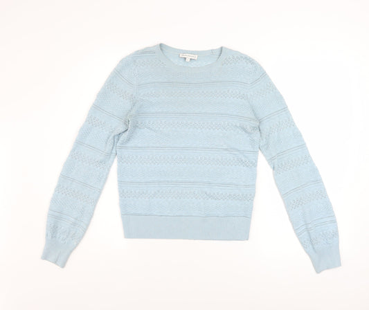 Womens UK Size 8 Warehouse Blue Pullover Jumper