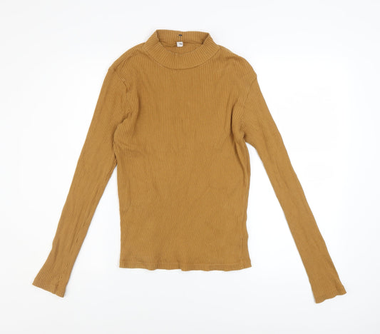 Womens UK Size S Uniqlo Brown Pullover Jumper