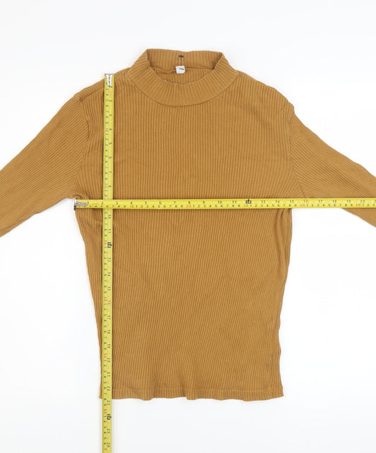 Womens UK Size S Uniqlo Brown Pullover Jumper