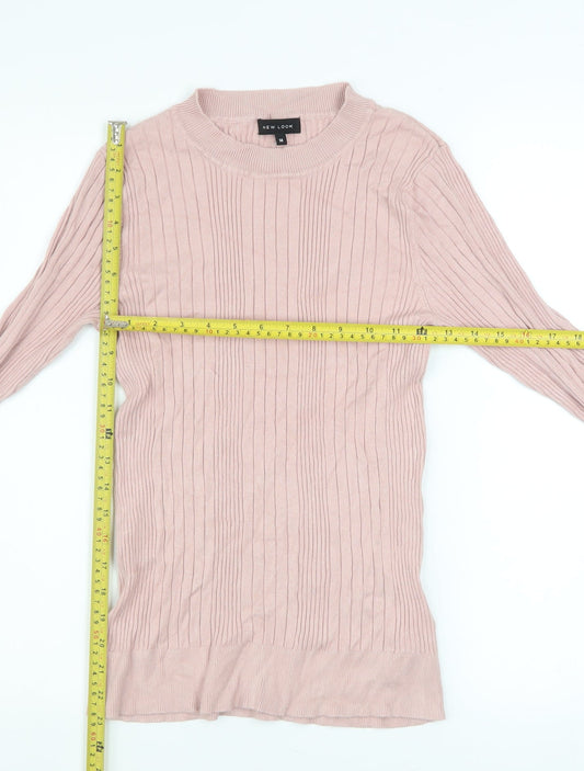 Womens UK Size 14 New Look Pink Pullover Jumper