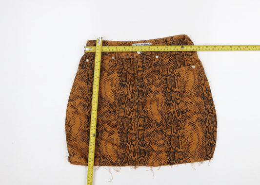 Womens UK Size 6 Denim Co. Mini Corduroy Skirt