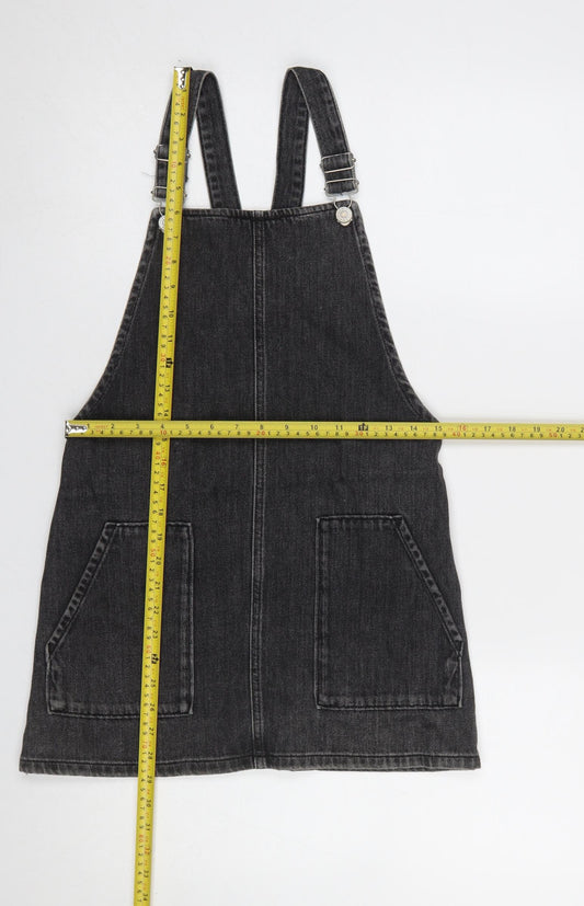Womens UK Size 6 Topshop Pinafore/Dungaree Dress