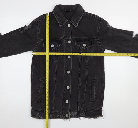 Womens UK Size XS BDG Black Basic Jacket